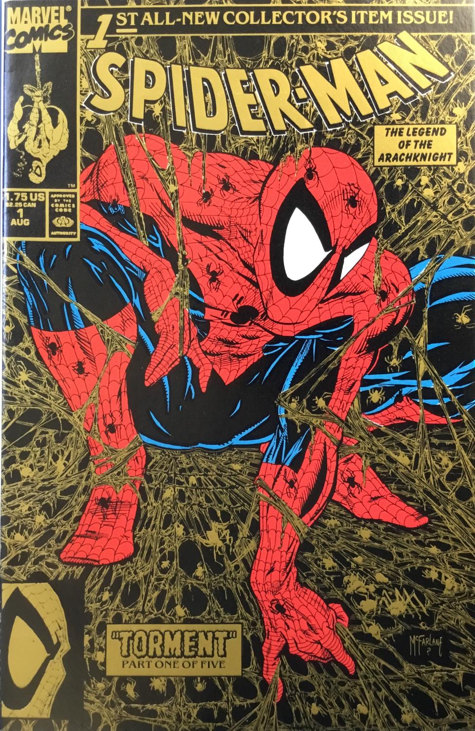 Spider-Man (1990) # 1 Gold, Silver, Platinum