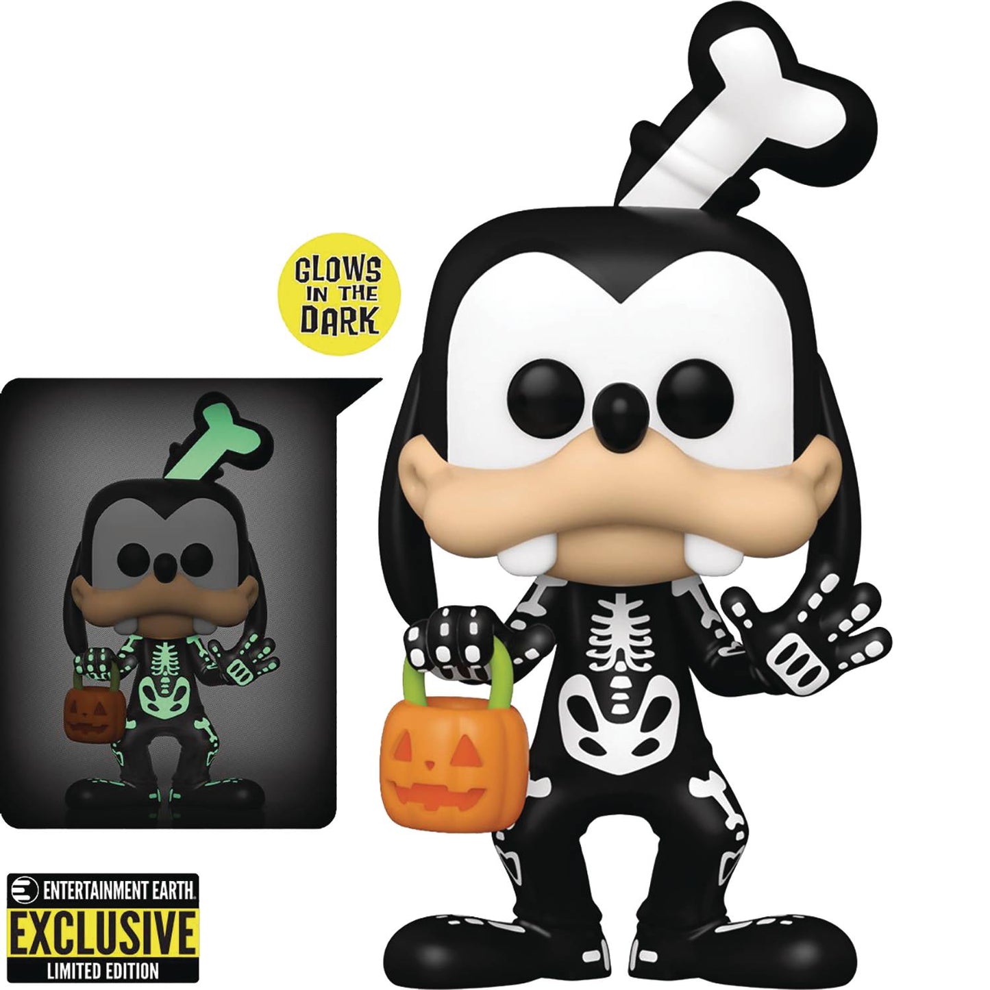 DISNEY GOOFY SKELETON GITD