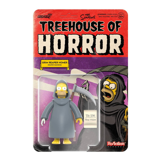 THE SIMPSONS REACTION W3 TH HORROR GRIM REAPER HOMER