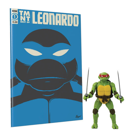 TMNT BEST OF LEONARDO IDW COMIC BOOK & BST AF