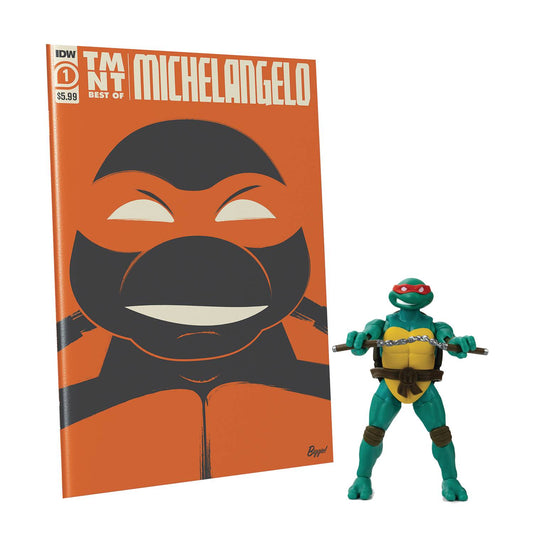 TMNT BEST OF MICHANGELO IDW COMIC BOOK & BST AF