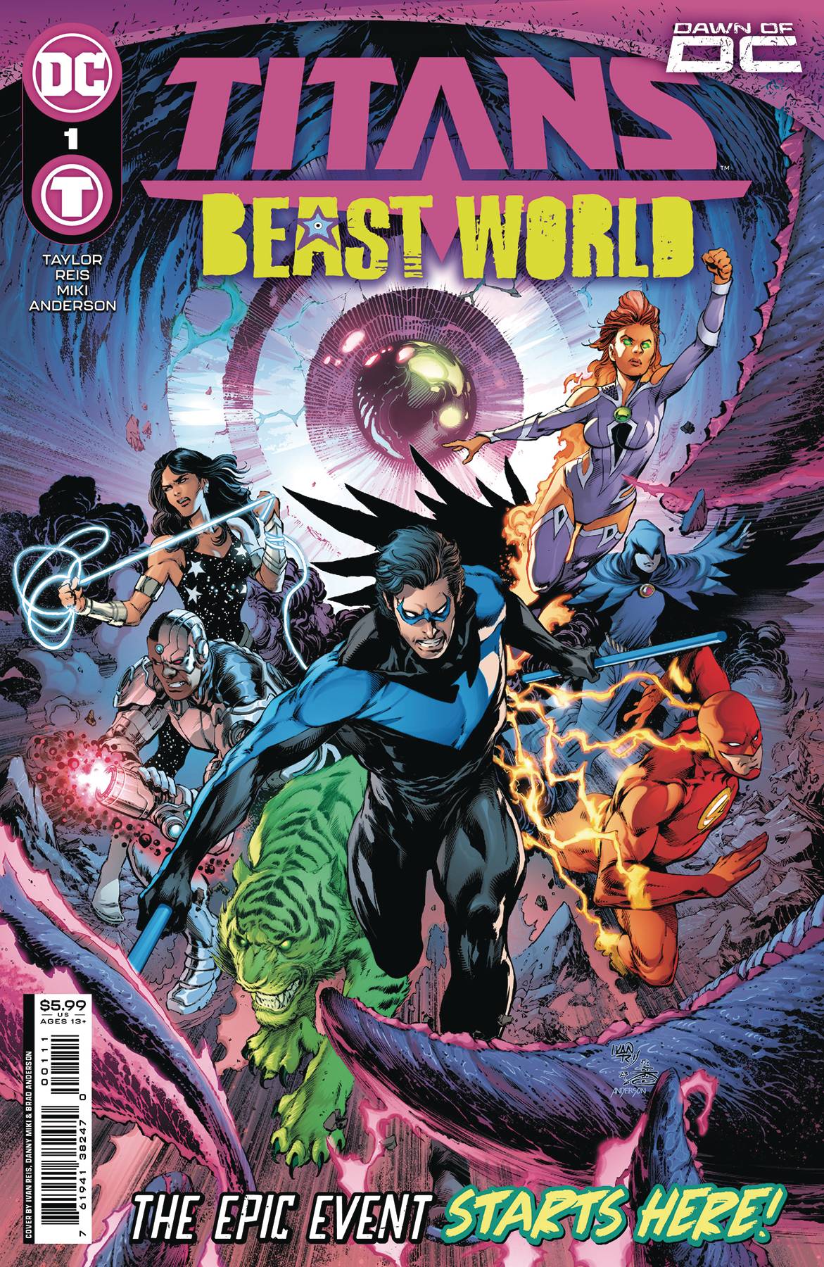 TITANS BEAST WORLD #1 (OF 6)