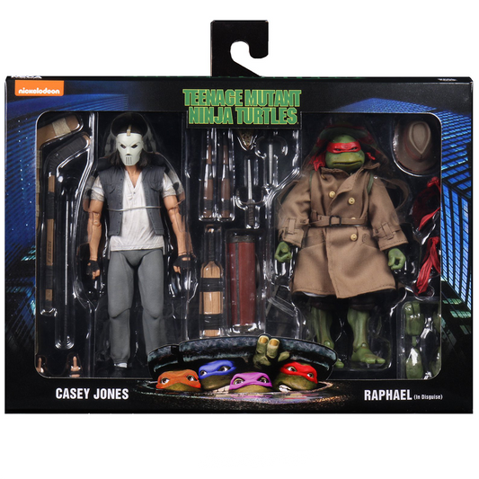 NECA TMNT Casey Jones & Raphael (Disguise)